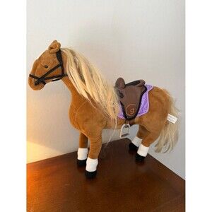 Journey Girls Plush Toy Horse w/ Saddle